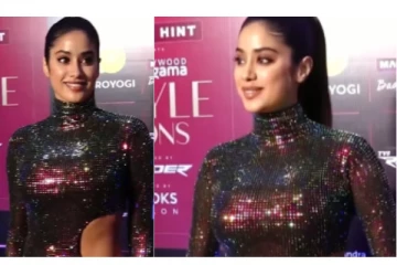 கருப்பு நிற உடையில் கடல் கன்னிபோல் வந்து நின்ற ஜான்வி கபூர்... - ஜொள்ளு விட்ட ரசிகர்கள்...!