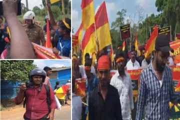 2ம் நாள் பேரணிக்குள் புகுந்த புலனாய்வாளர்கள் - மாணவர்களுடன் முறுகல் நிலை (காணொளி)