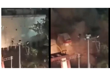 கொலைக் குற்றம் சாட்டப்பட்ட பாஜக தலைவரின் ஓட்டல் இடிப்பு - வைரலாகும் வீடியோ...!