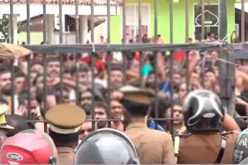 පල්ලන්සේන එළිමහන් සිරකඳවුරේ නොසන්සුන්තාවක්