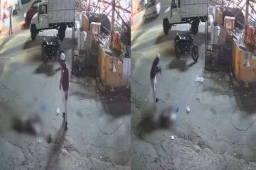 நடுரோட்டில் கர்ப்பிணி மனைவியின் தலையில் கல்லை போட்ட கணவன் - குலைநடுங்க வைத்த சம்பவம்