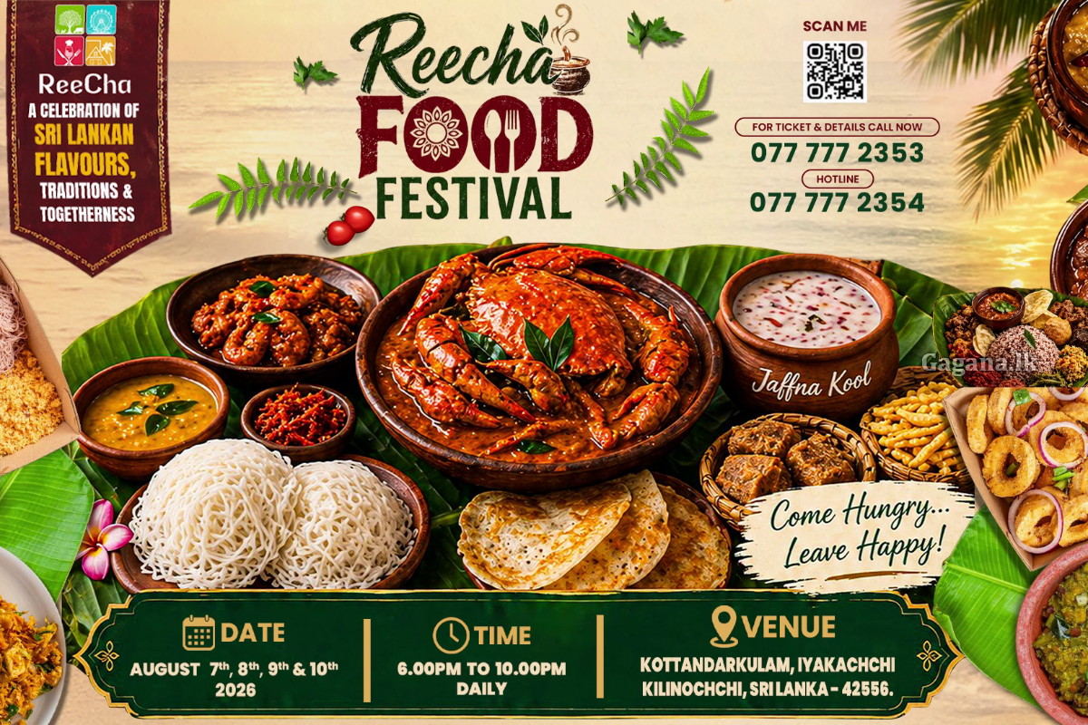 එකම තැනක රස දහසක් විඳගන්න ඔබත් Reecha Food Festival මහා ආහාර සැනකෙළියට එන්න | Reecha Food Festival In Kilinochchi