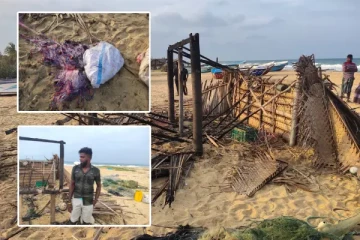 யாழ். வடமராட்சி கிழக்கு கட்டைக்காட்டில் கடற்றொழிலாளரின் வாடிக்கு தீ வைப்பு (Photos)