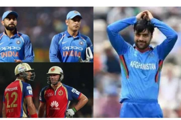 டோனி, கோஹ்லி, ஏ.பி.டிவில்லியர்ஸ்! மூவரைப் பற்றி ஒரே வார்த்தையில் பதில் சொல்லி அசத்திய ரசீத்கான்