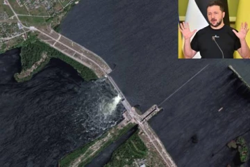 உக்ரைனில் நீர்மின் நிலைய அணை அழிவு! ரஷ்ய பயங்கரவாதிகள் தான் காரணம்..அதிர்ச்சி வீடியோவை வெளியிட்ட ஜெலென்ஸ்கி