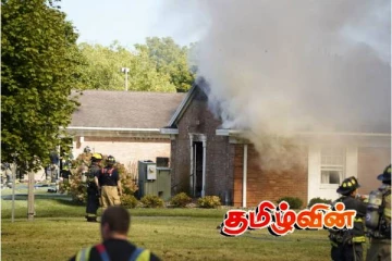 அமெரிக்காவில் துப்பாக்கிசூடு! பற்றிஎரிந்த தேவாலயம்..