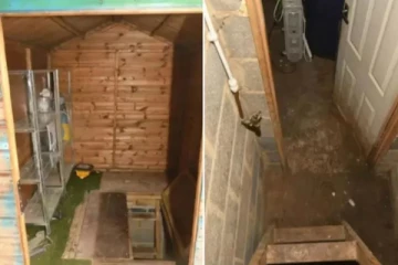 இங்கிலாந்தில் வீட்டுக்கு அருகே பூமிக்கடியில் இரகசிய அறை: சோதனையிட்ட பொலிசாருக்கு காத்திருந்த அதிர்ச்சி