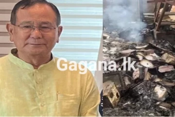 1,000 කට අධික පිරිසක් පැමිණ ඉන්දීය ඇමැති නිවසට ගිනි තබයි..!(VIDEO)