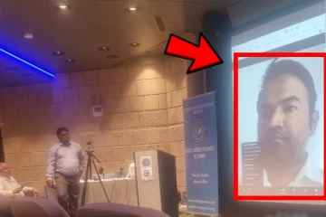 திடீரென ஐ.நா திரையில் தோன்றிய அசாத் மெளலானா! (படங்கள்)