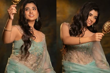 ட்ரான்ஸ்பரென்ட் சேலையில் நடிகை பிரக்யா நக்ரா ஹாட் போட்டோஷூட்