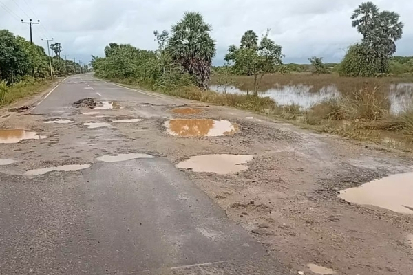 யாழில் குண்டும் குழியுமான வீதிகள்; மக்கள் கோரிக்கை | Pothole Ridden Roads In Jaffna யாழில் குண்டும் குழியுமான வீதிகள்; மக்கள் கோரிக்கை | Pothole Ridden Roads In Jaffna