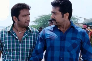 அட நடிகர் சந்தானம் மகனா இது, சூர்யாவுடன் அவர் எடுத்த லேட்டஸ்ட் போட்டோ... நல்லா வளர்ந்துட்டாரே...