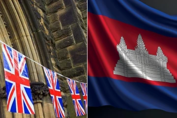 கம்போடியத் தளங்களை முடக்கிய பிரித்தானிய அரசு