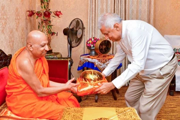 ஜனாதிபதி ரணில் விக்ரமசிங்க கண்டிக்கு விஜயம்