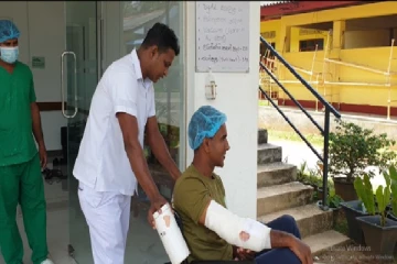 சிறுத்தையை காப்பாற்ற சென்ற மருத்துவருக்கு ஏற்பட்ட நிலை