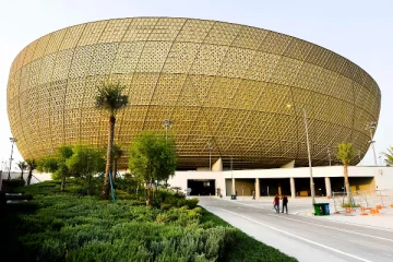 கத்தாரில் உலகக் கோப்பை இறுதிப் போட்டி நடக்கவுள்ள மைதானத்தில் அசம்பாவிதம்