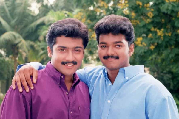 சிறு வயதில் விஜய் - சூர்யா எடுத்துக்கொண்ட புகைப்படம்.. அதுவும் யாருடன் தெரியுமா
