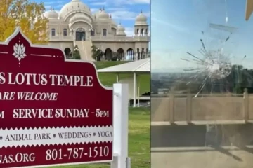 அமெரிக்க இந்து ஆலயத்தில் துப்பாக்கிச் சூடுகள்