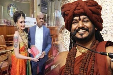 அமெரிக்காவுடன் ஒப்பந்தம் ; அசத்தும் சர்ச்சை சாமியார் நித்தியானந்தா! (Photos)