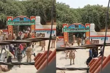 நீண்ட நேரம் காத்திருந்த இஸ்லாமிய வாக்காளர்கள் - லத்தியால் அடித்தே வெளியேற்றிய போலீஸ் !