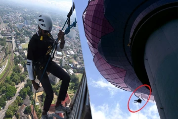 கொழும்பு தாமரை கோபுரத்தில் சாகச விளையாட்டு ஆரம்பம்(Photos)