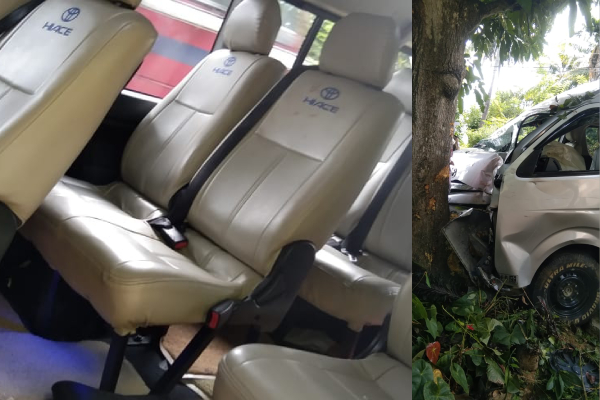 வெளிநாட்டு சுற்றுலாப் பயணிகளை ஏற்றிச்சென்ற வாகனம் விபத்து | Vehicle Carrying Foreign Tourists Crashes