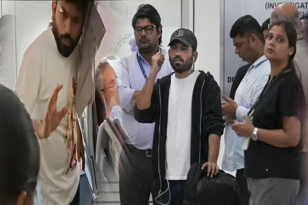 கரப்பான் பூச்சி ஜனதா கட்சியின் நிறுவனர் கைது ;விமானத்தில் களேபரம் | Founder Cockroach Janata Party Arrested Flight