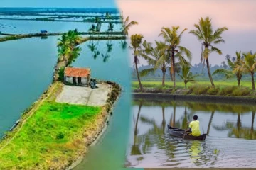 இந்தியாவில் ஒரே மிதக்கும் கிராமம் எங்கு உள்ளது?