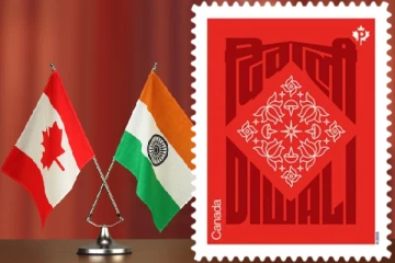 கனடாவில் தீபாவளி சிறப்பு அஞ்சல் தலை வெளியிடப்பட்டது