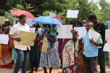 முல்லைத்தீவில் ஆர்ப்பாட்டம்!