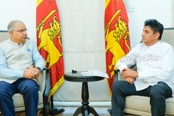இந்தியாவின் ஆதரவுக்கு நன்றி தெரிவித்த எதிர்க்கட்சி தலைவர் | Sajith Thanks Ambassador India