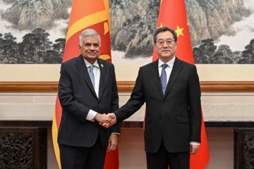 சிறிலங்கா அதிபருக்கும் சீன துணைப் பிரதமருக்கும் இடையில் சந்திப்பு