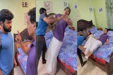 தந்தையை அடித்து கட்டிலில் தள்ளிய எழில்: பாக்கியலட்சுமி சீரியலில் லீக்கான காட்சி