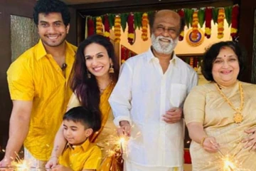 ஸ்கூலுக்கு போக மாட்டேன்னு அடம்பிடித்த பேரன்! அலேக்காக தூக்கிச் சென்ற சூப்பர்ஸ்டார்