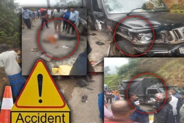 முச்சக்கரவண்டியும் லொறியும் நேருக்கு நேர் மோதி கோர விபத்து : இருவர் பரிதாபமாக பலி