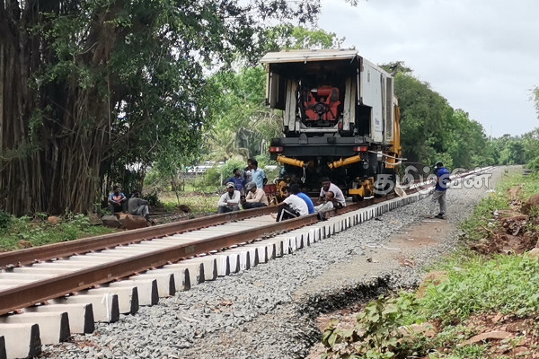 வவுனியாவில் தொடருந்து பாதையை மறித்து மக்கள் ஆர்ப்பாட்டம்: புனரமைப்பு பணி இடைநிறுத்தம் (Photos) | Protest In Vavuniya Against Railway