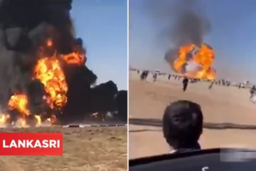 ஈரான்-ஆப்கான் எல்லையில் வெடித்து சிதறிய எரிவாயு டேங்கர் லொறிகள்! தெறித்து ஓடிய மக்கள்: திகிலூட்டும் வீடியோ