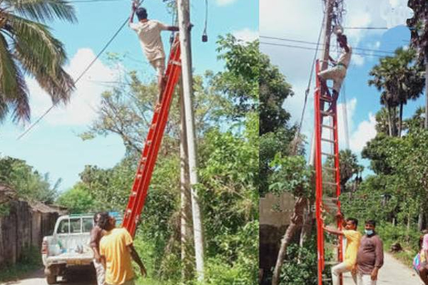 இருளில் பயணம் செய்த யாழ். அராலி மக்களுக்கு மகிழ்ச்சி தகவல்! | Jaffna Araly Street Light