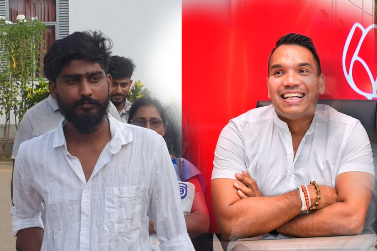 பிணையில் வந்த சொல்லிசைப் பாடகருக்கு நாமல் ராஜபக்ச வாழ்த்து | Namal Welcomes Tamil Artist Hiphop Sangee