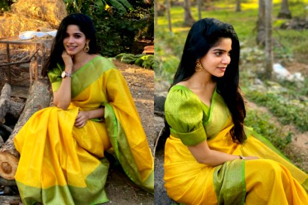 பிகினி உடையிலிருந்து சேலைக்கு மாறிய மஞ்ச காட்டு மைனா! அன்சீன் புகைப்படம் இதோ | Unseen Photo By Divya Bharti