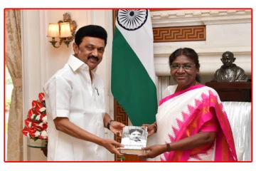 சென்னைக்கு வாங்க..!குடியரசுத் தலைவருக்கு நேரில் அழைப்பு விடுத்த முதலமைச்சர் மு.க.ஸ்டாலின்