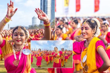 கொழும்பில் 5000ற்கும் மேற்பட்ட பரதநாட்டியக் கலைஞர்களால் படைக்கப்பட்ட கின்னஸ் உலக சாதனை