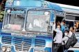 අවශ්‍යතාව අනුව අද බස් සේවා සීමිතයි