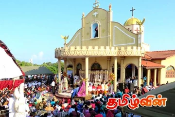 கச்சதீவு புனித அந்தோனியார் ஆலயம் திருவிழாவில் 6,000-க்கும் மேற்பட்ட இலங்கை பக்தர்கள் பங்கேற்பு!