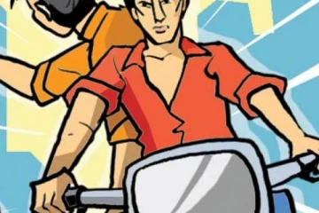 යතුරුපැදි කරුවන් දෙදෙනෙකු සිදු කල භයානක කොල්ලය