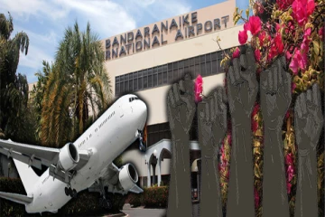 கட்டுநாயக்கவில் போராட்டம்! கறுப்பு பட்டி அணிந்து பணிகளில் ஈடுபடும் குடிவரவு அதிகாரிகள்