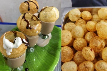 மக்களை கவர்ந்திழுக்கும் ஐஸ்கிரீம் பானிபூரி! இணையத்தில் வைரல்