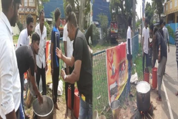 தமிழர் தலைநகரில் மக்கள் பங்களிப்புடன் வழங்கப்பட்ட முள்ளிவாய்க்கால் நினைவுக்கஞ்சி!