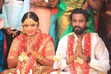 மாலையும் கழுத்துமாக புதுமாப்பிள்ளை KPY தீனா- வெளியான திருமண புகைப்படங்கள்