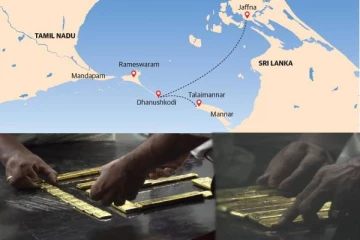 தலைமன்னாரில் இருந்து கடத்தப்பட்ட பல கோடி பெறுமதியான தங்கம் : தமிழகத்தில் பறிமுதல்